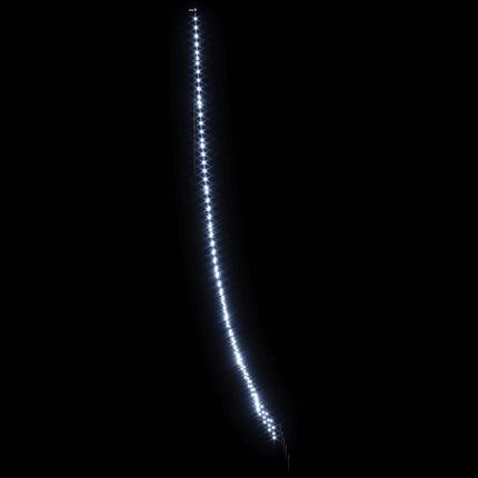 LED Julgran med markspikar med jordspikar Kallvit 511 cm Metall