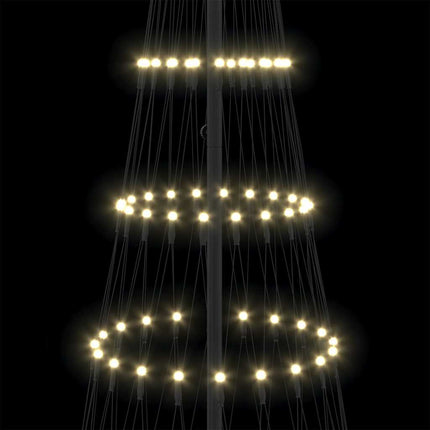 LED Julgran med 295 LED-lampor med stativ Varmvit 250 cm Metall