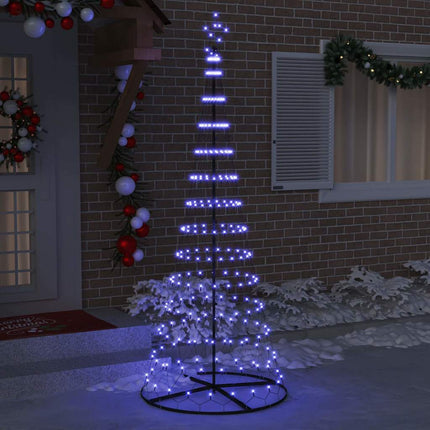 LED Julgran med 295 LED-lampor med stativ Blå 250 cm Metall