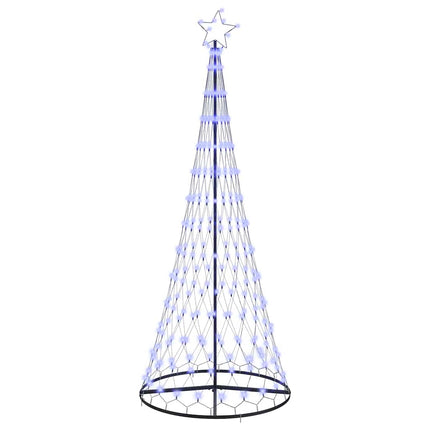 LED Julgran med 295 LED-lampor med stativ Blå 250 cm Metall