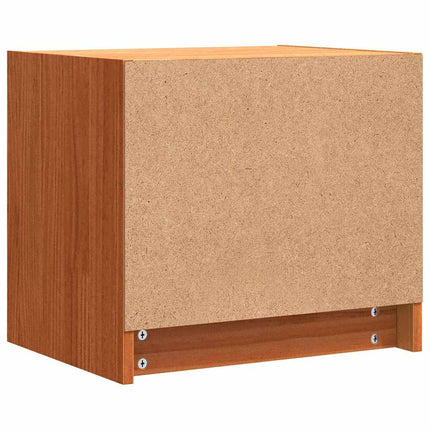 Sängbord med låda Vaxbrun 40 x 30.5 x 35.5 cm Furuträ