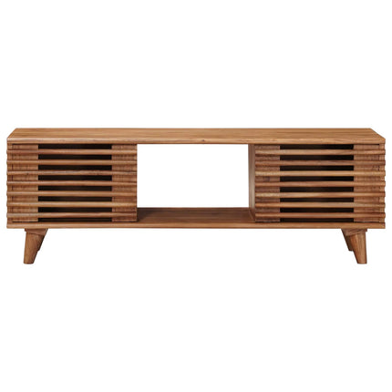 TV-skåp med lagring med dörr Naturfärg 105 x 30 x 35 cm