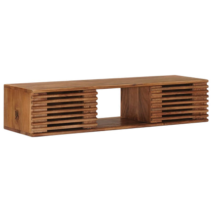 TV-skåp med lagring med dörr Naturfärg 105 x 30 x 22,5 cm
