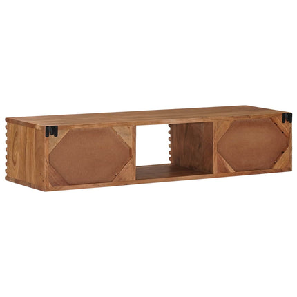 TV-skåp med lagring med dörr Naturfärg 105 x 30 x 22,5 cm