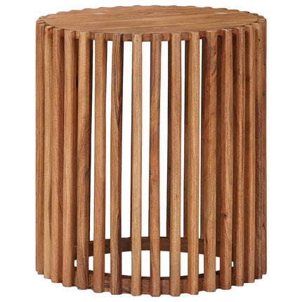 Handgjord Sidobord Sats 2 pcs Teakbrun 40 x 40 x 45 cm