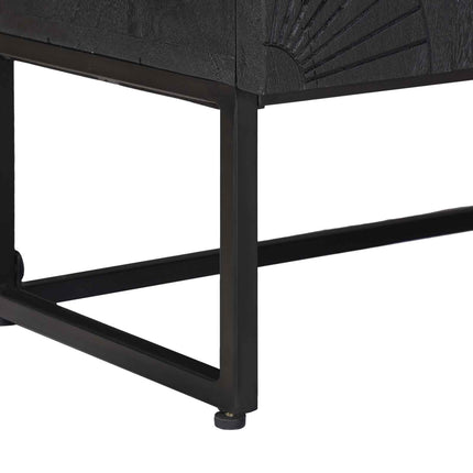 Sideboard Svart 105 x 30 x 68 cm