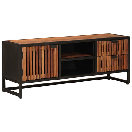TV-skåp 105 x 30 x 40 cm Massivt mangoträ och konstruerat trä