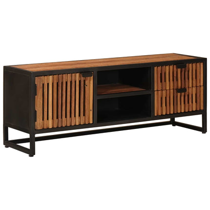 TV-skåp 105 x 30 x 40 cm Massivt mangoträ och konstruerat trä