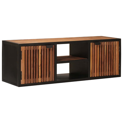 TV-skåp 105 x 30 x 35 cm Massivt mangoträ och konstruerat trä