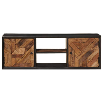 TV-skåp med hylla med lagring med dörr 105 x 30 x 35 cm