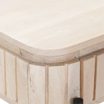 Hantverksmässig sluttabell Vit 100 x 30 x 76 cm
