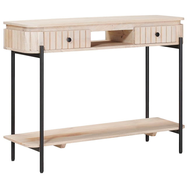 Hantverksmässig sluttabell Vit 100 x 30 x 76 cm