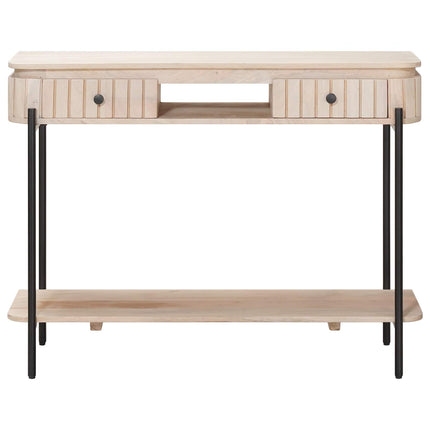 Hantverksmässig sluttabell Vit 100 x 30 x 76 cm