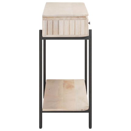 Hantverksmässig sluttabell Vit 100 x 30 x 76 cm