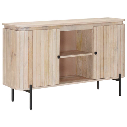 Sideboard 105 x 30 x 65 cm Massivt mangoträ och konstruerat trä