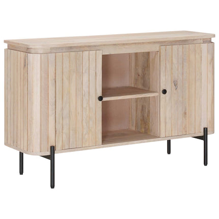 Sideboard 105 x 30 x 65 cm Massivt mangoträ och konstruerat trä