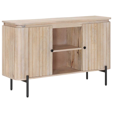 Sideboard 105 x 30 x 65 cm Massivt mangoträ och konstruerat trä