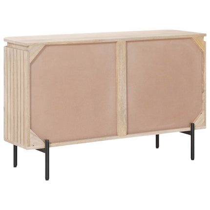 Sideboard 105 x 30 x 65 cm Massivt mangoträ och konstruerat trä