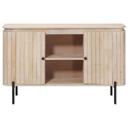 Sideboard 105 x 30 x 65 cm Massivt mangoträ och konstruerat trä