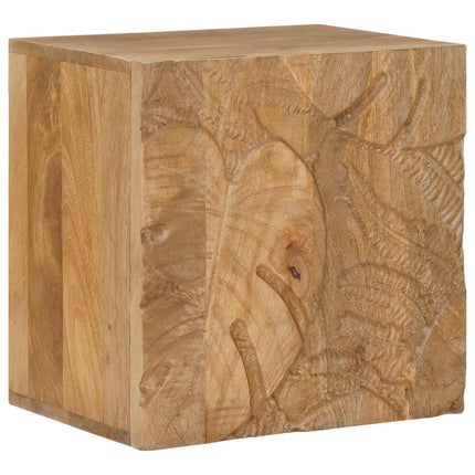 Handgjord Sängbord Teakbrun 40x30x40 cm Massivt mangoträ
