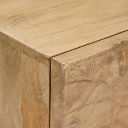 Handgjord Sängbord Teakbrun 40 x 30 x 20 cm Massivt mangoträ