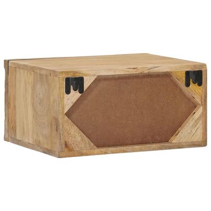 Handgjord Sängbord Teakbrun 40 x 30 x 20 cm Massivt mangoträ