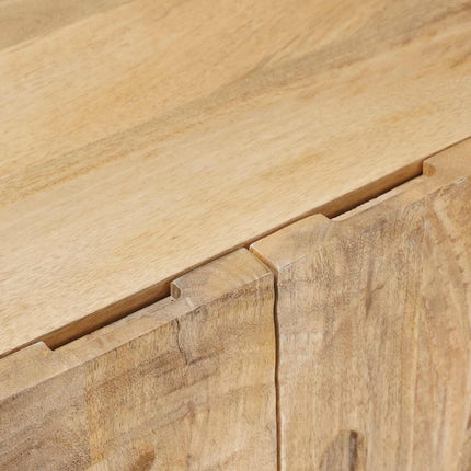 Sideboard 100 x 30 x 65 cm Massivt mangoträ och konstruerat trä