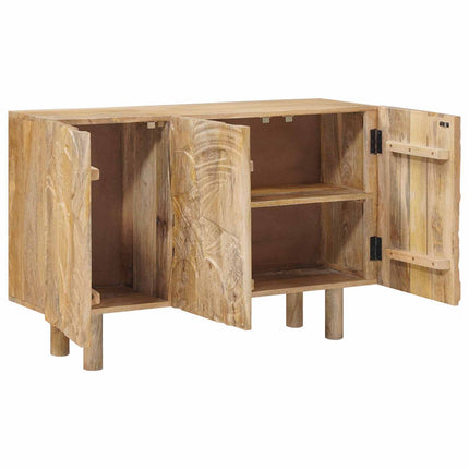 Sideboard 100 x 30 x 65 cm Massivt mangoträ och konstruerat trä