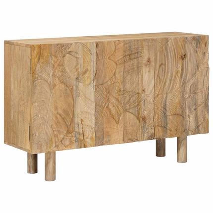 Sideboard 100 x 30 x 65 cm Massivt mangoträ och konstruerat trä