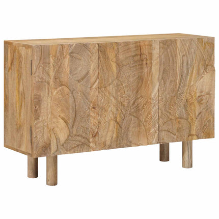 Sideboard 100 x 30 x 65 cm Massivt mangoträ och konstruerat trä