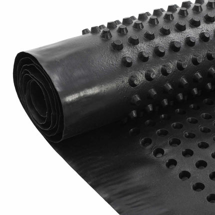 Prickig Avvattningsskiva Svart 1 x 20 m HDPE