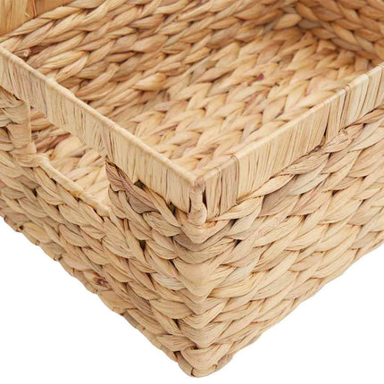 Förvaringskorgar 3 pcs Naturfärg Vattenhyacint