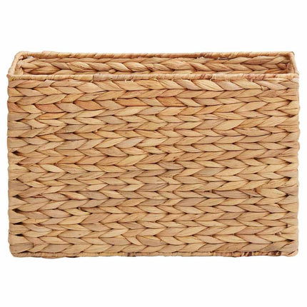 Tidningkorgar 2 pcs Naturfärg 39 x 14 x 25 cm Vattenhyacint