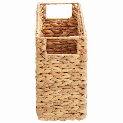 Tidningkorgar 2 pcs Naturfärg 39 x 14 x 25 cm Vattenhyacint
