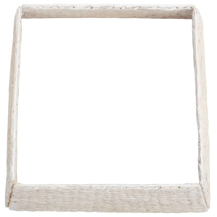 Julträdskrage Vit 70 x 70 x 28 cm Vattenhyacint