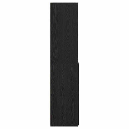 Skåp Svart Ek 80 x 42,5 x 185 cm Konstruerat trä