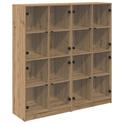Skåp 2 pcs Artisan Ek 68 x 37 x 142 cm Konstruerat trä