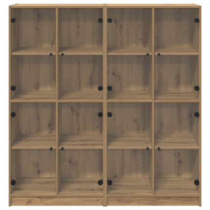 Skåp 2 pcs Artisan Ek 68 x 37 x 142 cm Konstruerat trä