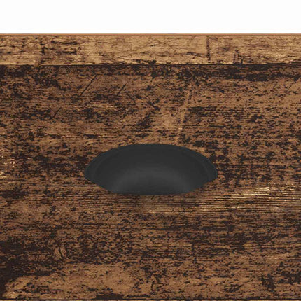 Skåp 2 pcs Gammalt trä 70 x 35,5 x 67,5 cm Konstruerat trä
