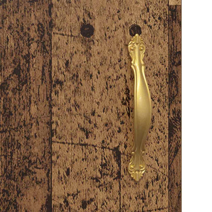 Väggmonterat skåp 2 pcs Gammalt trä 69,5 x 34 x 90 cm
