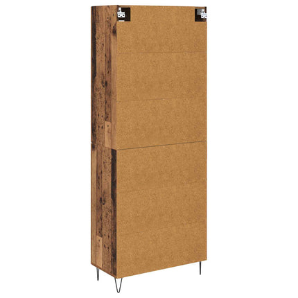 Skåp Gammalt trä 69,5 x 34 x 180 cm Konstruerat trä