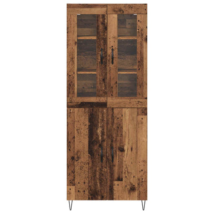 Skåp Gammalt trä 69,5 x 34 x 180 cm Konstruerat trä