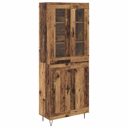Skåp Gammalt trä 69,5 x 34 x 90 cm Konstruerat trä
