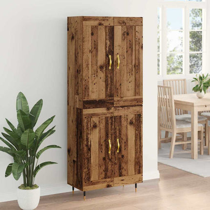 Skåp Gammalt trä 69,5 x 34 x 90 cm Konstruerat trä