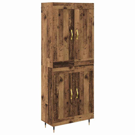 Skåp Gammalt trä 69,5 x 34 x 90 cm Konstruerat trä