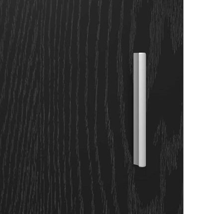 Skåp Corona 2 pcs Svart Ek 59 x 39 x 80 cm Konstruerat trä