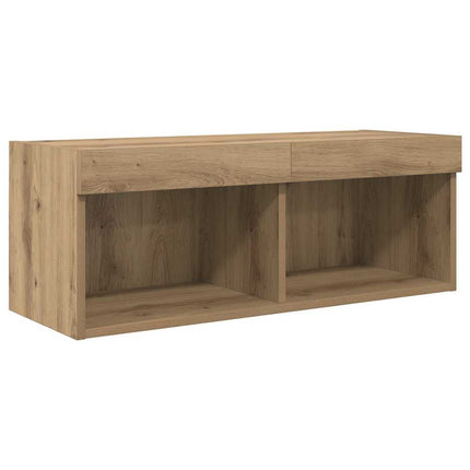 TV Vägg Enheter Väggmonterad 4 pcs Artisan Ek Konstruerat trä