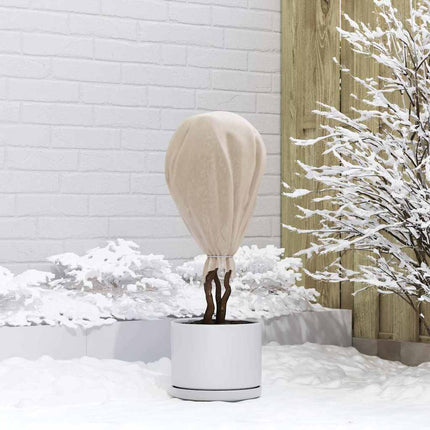 Frostskydd för växtfleece Beige 50 x 1,6 m Syntetiskt tyg