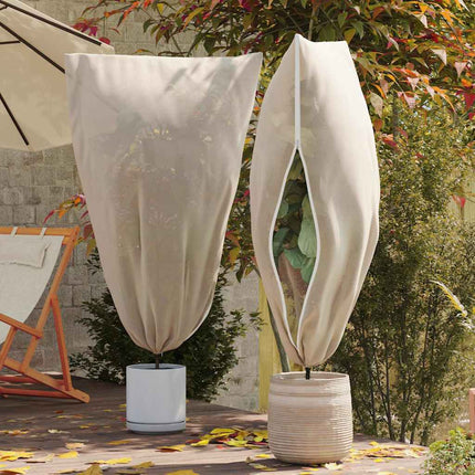 Frostskydd för växtfleeceöverdrag 5 pcs Beige 1,8 x 1,2 m