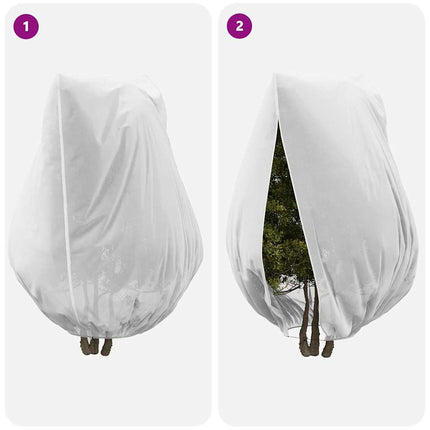 Frostskydd för växtfleeceöverdrag 3 pcs Vit 2,4 x 2 m